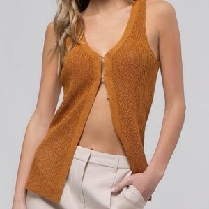 Sleeveless Longline Vest